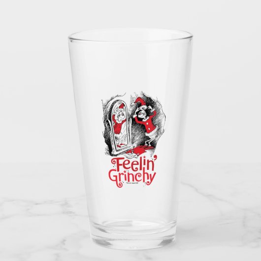 Verre Grinch | Se sentir grincheux (Devant)