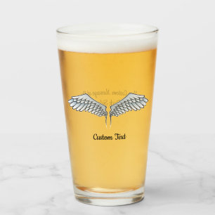 Verre gris bleu des ailes