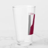 Verre Gris rose et blanc Abstrait (Droite)