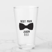 Verre Groom Best Man Wedding Party Cadeau (Devant)