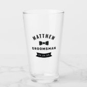 Verre Groomsman de Bow Cravate (Devant)