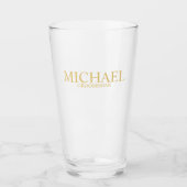 Verre Groomsmen Gold Classic (Devant)