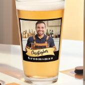 Verre Groomsmen Pint Glass Series : Fix-It Fella