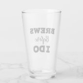 Verre Groomsmen Proposition de verre, Brew avant que je  (Dos)