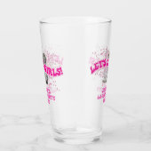Verre Groovy Allons-y les Filles Enterrement de Vie de J (Droite)