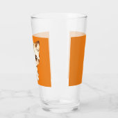 Verre Gros Kitten Eyed Cute Feline Aquarelle (Gauche)