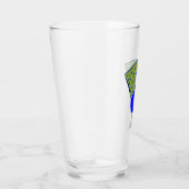 Verre Gros paon de Noël (Droite)