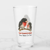 Verre Grosbeak à poitrine Rose étonnante (Dos)