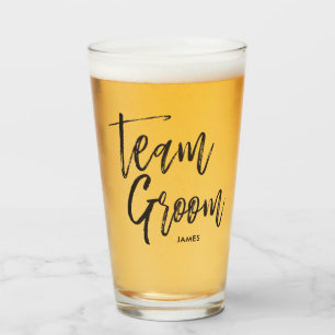 Verre Groupe d'équipe  Style de script noir