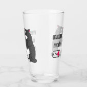 Verre Grumpy mode on funny fat cat (Droite)