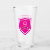 Verre Guerrier du cancer du sein (Devant)