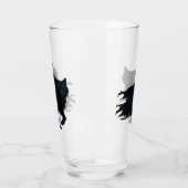 Verre Guerrière noire du loup de l'enfer (Gauche)