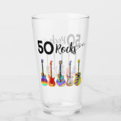 Verre Guitares 50e anniversaire 50 Rock and Roll (Dos)