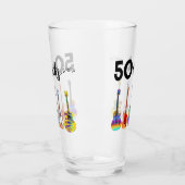 Verre Guitares 50e anniversaire 50 Rock and Roll (Gauche)