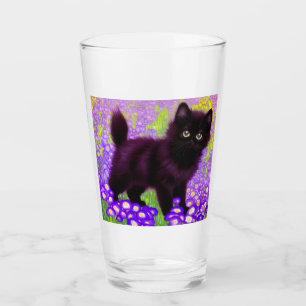 Verre Gustav Klimt Black Kitten