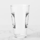 Verre Halloween argentée (Gauche)