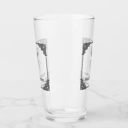 Verre Halloween argentée (Gauche)