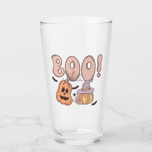 Verre Halloween Boo (Devant)