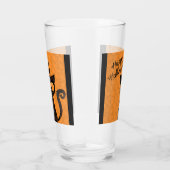 Verre Halloween/chat/citrouille/automne (Droite)