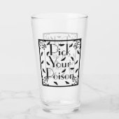 Verre Halloween Choisissez vos chauves-souris poison (Dos)