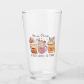 Verre Halloween et café (Devant)