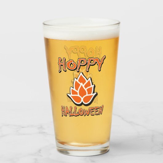 Verre Halloween Hoppy (Devant (rempli))