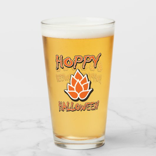 Verre Halloween Hoppy (Dos (rempli))
