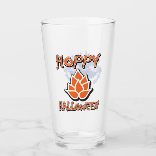 Verre Halloween houleux (Devant)