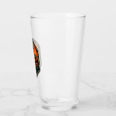 Verre Halloween Jack-o'-lantern Citrouille Pub Pint Verr (Gauche)