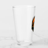 Verre Halloween Jack-o'-lantern Citrouille Pub Pint Verr (Droite)