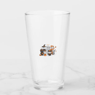 Verre halloween pour Chat Chaton Mignon Squelette Fantôm