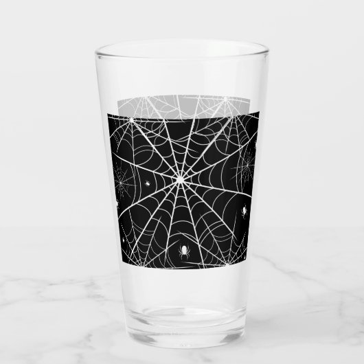 Verre Halloween Spider Web (Dos)