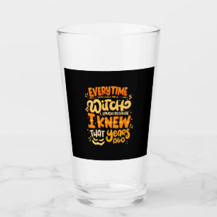 Verre Halloween Tu M'Appelles Une Sorcière