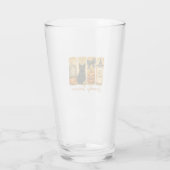 Verre Halloween vintage saison chère aux esprits, fantôm (Dos)