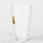 Verre Halloween vintage saison chère aux esprits, fantôm (Gauche)