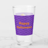 Verre Halloween violet à la mode Joyeux Gnome (Dos)