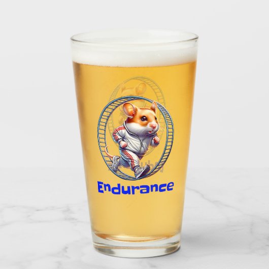 Verre Hamster Endurance course de hamster Hamster (Devant (rempli))