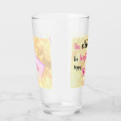 Verre Happy 100th Birthday personnalisé nom d'ajout (Droite)