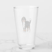 Verre Happy Bernese Mountain Dog - Comic - Chiens - Cart (Dos)