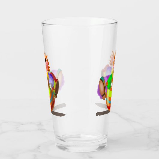 Verre Happy Crazy Clown (Gauche)