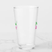 Verre Happy easter boho vert rose enfants ajouter nom ti (Gauche)