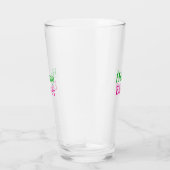 Verre Happy easter boho vert rose enfants ajouter nom ti (Droite)