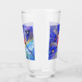 Verre Happy Girl with Birds (Gauche)