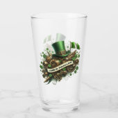 Verre Happy Jour de la Saint Patrick style Steampunk (Dos)