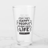 Verre Happy Life with Faith – Proverbs 15:15 Art (Dos)