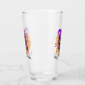 Verre Happy Meow-o-ween -Chat Sorcière Noire (Gauche)