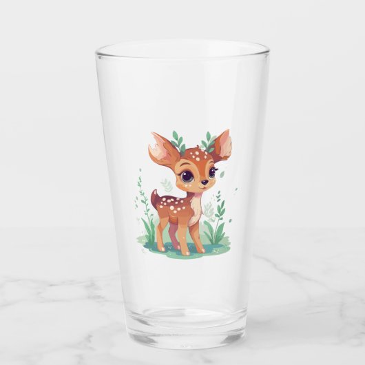 Verre Happy new Deer (Devant)