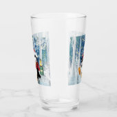 Verre Happy Penguin Funny Christmas Glass (Droite)