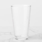 Verre Happy St. patrick jour Shamrock Simple Script (Gauche)
