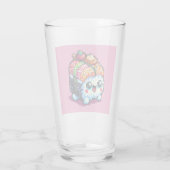 Verre Happy Sushi Roll - Cute Pixel Art Japonais Nourrit (Dos)